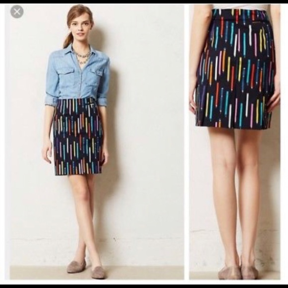 Anthropologie Archival Collection No2 pencil skirt